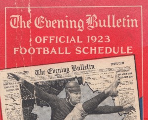 Philadelphia Evening Bulletin Old Newspaper Sports Section Art